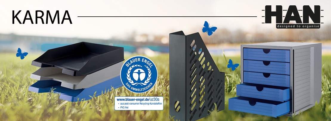HAN KARMA Produktserie - aus recycelten Materialien