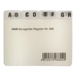 HAN 979-71 - Karteibox SIGNAL, DIN A8 quer, mit A-Z Register und