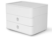 HAN SMART-BOX PLUS ALLISON, Schubladenbox mit 2 Schubladen und Utensilienbox, snow white
