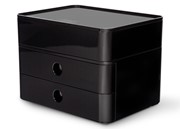 HAN SMART-BOX PLUS ALLISON, Schubladenbox mit 2 Schubladen und Utensilienbox, jet black