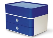 HAN SMART-BOX PLUS ALLISON, Schubladenbox mit 2 Schubladen und Utensilienbox, royal blue