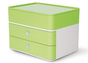 HAN SMART-BOX PLUS ALLISON, Schubladenbox mit 2 Schubladen und Utensilienbox, lime green