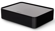 HAN SMART-ORGANIZER ALLISON, praktische, stapelbare Utensilienbox mit Innenschale u. Deckel, jet black