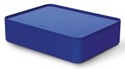 HAN SMART-ORGANIZER ALLISON, praktische, stapelbare Utensilienbox mit Innenschale u. Deckel, royal blue