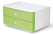 HAN SMART-BOX ALLISON, Schubladenbox stapelbar mit 2 Schubladen, lime green