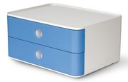 HAN SMART-BOX ALLISON, Schubladenbox stapelbar mit 2 Schubladen, sky blue