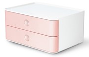 HAN SMART-BOX ALLISON, Schubladenbox stapelbar mit 2 Schubladen, flamingo rose