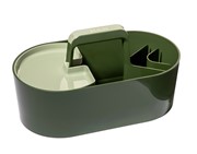 HAN Toolbox LOFT, 4 Fächer, Ablageschale, Tragegriff, grün