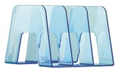 HAN Katalogsammler SORTER, DIN A4/C4, 3 Fächer, extra stabil, transparent-blau