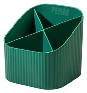 HAN Schreibtischköcher KARMA, Recyclingmaterial, öko-grün