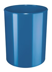 HAN Design-Papierkorb i-Line, 13 Liter, hochglänzend, rund, New Colour blau