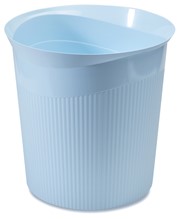 HAN Papierkorb Re-LOOP, 13 Liter, 100% Recyclingmaterial, rund, pastellblau