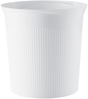 Papierkorb HAN Re-LOOP, 13 Liter, 100% Recyclingmaterial, rund, weiß