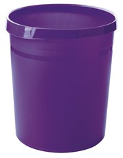 HAN Papierkorb GRIP, 18 Liter, mit 2 Griffmulden, stabil, rund, Trend Colour lila