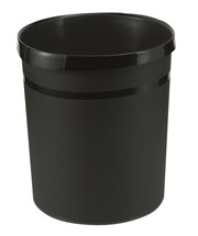 HAN Papierkorb GRIP KARMA, 18 Liter, rund, 80-100% Recyclingmaterial, öko-schwarz