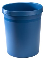 HAN Papierkorb GRIP KARMA, 18 Liter, Recyclingmaterial, öko-blau