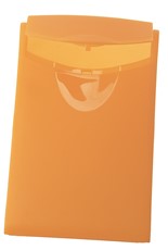 HAN Visitenkarten-Etui COGNITO, für 20 Visitenkarten, transluzent-orange