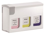 HAN Medikamentendosierer mediTimer®, Basis-Modul mit 3 Medikamentenboxen, weiß