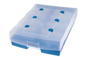 HAN Archivbox CROCO-DUO, DIN A8 quer, transl.-blau