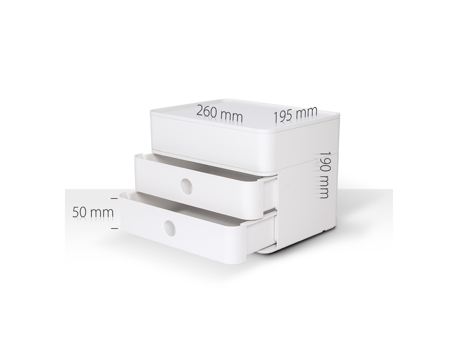 HAN 1100-19 - SMART-BOX PLUS ALLISON, Schubladenbox mit 2 Schubladen ...