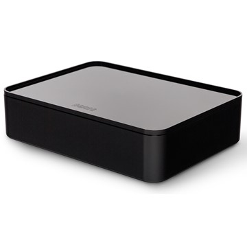 HAN 1110-13 - SMART-ORGANIZER ALLISON, praktische, stapelbare Utensilienbox mit Innenschale u. Deckel, jet black