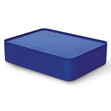 HAN 1110-14 - SMART-ORGANIZER ALLISON, praktische, stapelbare Utensilienbox mit Innenschale u. Deckel, royal blue