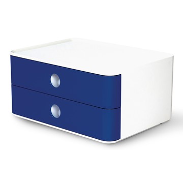 HAN 1120-14 - SMART-BOX ALLISON, Schubladenbox stapelbar mit 2 Schubladen, royal blue