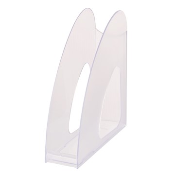 HAN Stehsammler TWIN modern standfest transluzent-klar DIN A4//C4