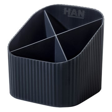 HAN 17248-13 - Schreibtischköcher KARMA, Recyclingmaterial, öko-schwarz
