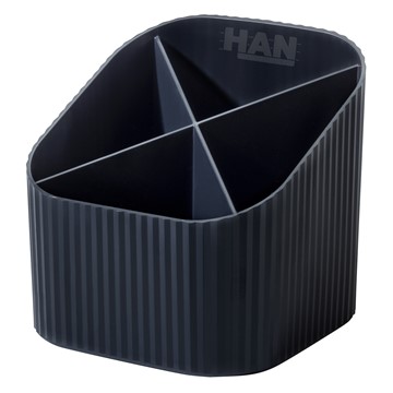 HAN 17248-13 - Schreibtischköcher KARMA, Recyclingmaterial, öko-schwarz