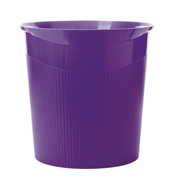 HAN 18140-57 - Papierkorb  LOOP, 13 Liter, modernes Design, rund, Trend Colour lila