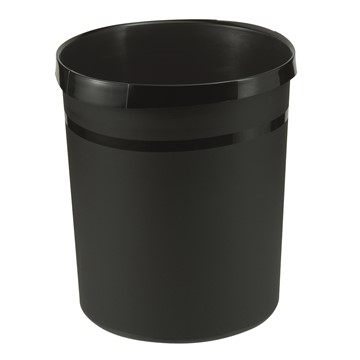 HAN 18198-13 - Papierkorb GRIP KARMA, 18 Liter, rund, 80-100% Recyclingmaterial, öko-schwarz