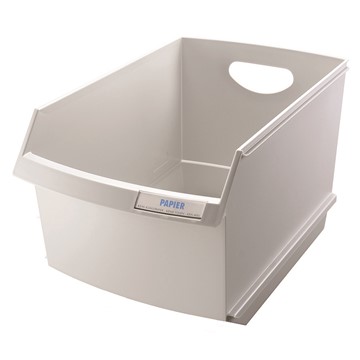 HAN 1849-11 - Papierkorb LOGO-DRIVE, 25 Liter, lichtgrau