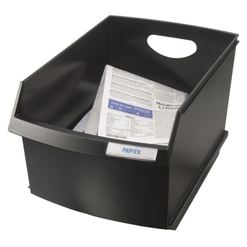 HAN 1849-13 - Papierkorb LOGO-DRIVE, 25 Liter, schwarz