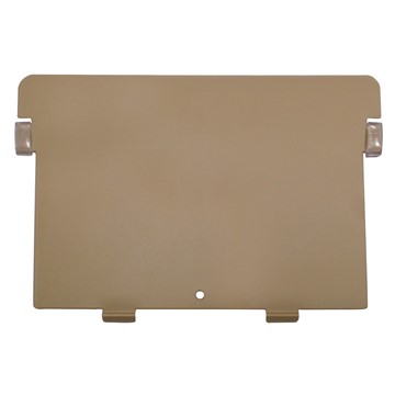 HAN 5 - Stützplatte für Holz-Karteikästen und -tröge, DIN A5 quer, Metall, braun