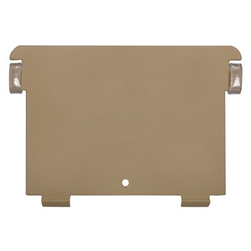 HAN 6 - Stützplatte für Holz-Karteikästen und -tröge, DIN A6 quer, Metall, braun