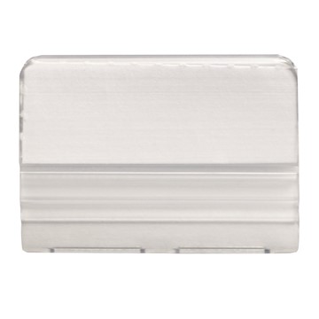 HAN 9001 - Sichtreiter für Stützplatten, verschiebbar, 34 mm breit, transparent, 10er Pack