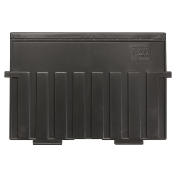 HAN 9025-13 - Stützplatte DIN A5 quer, für Karteitröge und Karteikästen, schwarz