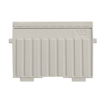 HAN 9026-11 - Stützplatte DIN A6 quer, für Karteitröge und Karteikästen, lichtgrau