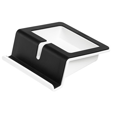 HAN 92100-13 - UP Tablet Stand, mit Soft-Grip Oberfläche und Kabelhalterung, schwarz