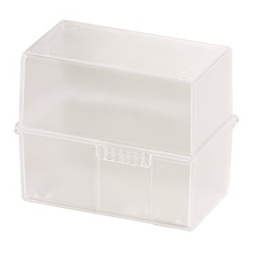 100 Karten und A-Z Register lichtgrau Han Karteibox A8 quer inkl