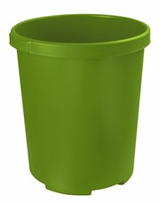 HAN Großpapierkorb KLASSIK XXL, 50 Liter, 2 Griffmulden, extra stabil, rund, grün
